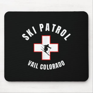 Vail Colorado Ski Patrol  Mouse Pad