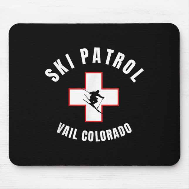 Vail Colorado Ski Patrol  Mouse Pad (Front)