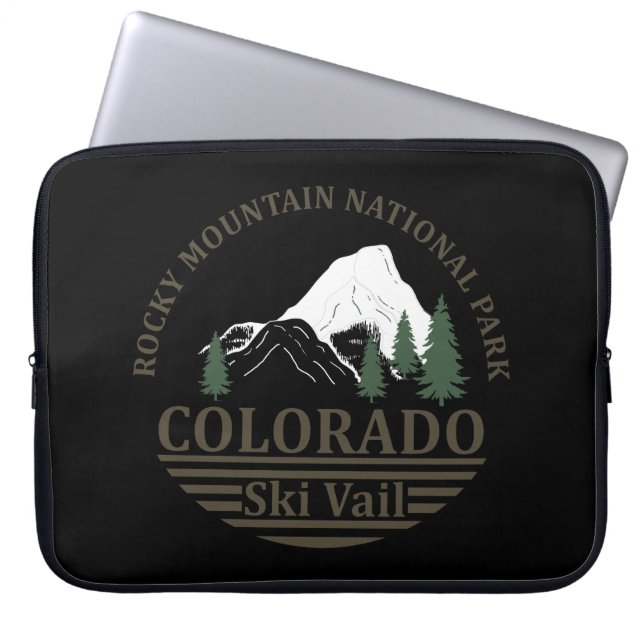 Vail Colorado ski resort Laptop Sleeve (Front)