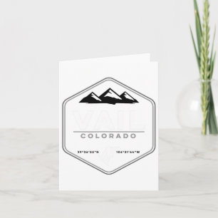 Vail Colorado Snowboard T  Card