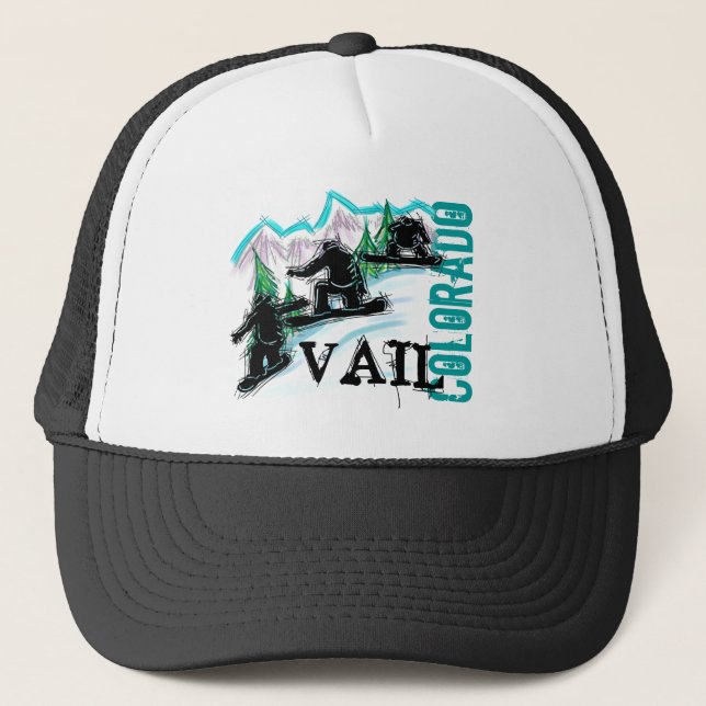 Vail Colorado snowboarder hat (Front)