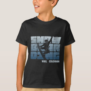 Vail Colorado Snowboarding Resort Cool Vintage Sno T-Shirt