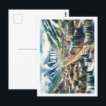 Vail Colorado USA Famous Travel Place watercolor Postcard<br><div class="desc">Vail Colorado USA Famous Travel Place watercolor</div>