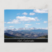 Vail Mountains Colorado Postcard (Front)