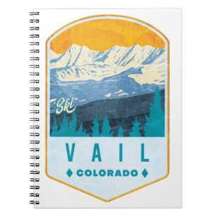 Vail Ski Badge Notebook