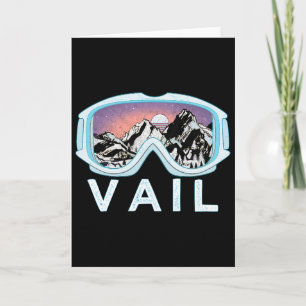 Vail Ski Snowboard Designvail  Card