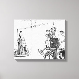 Vain efforts of the Ultras, 1819 Canvas Print