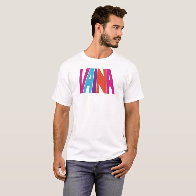 Vaina Men White Tshirt (Front Full)