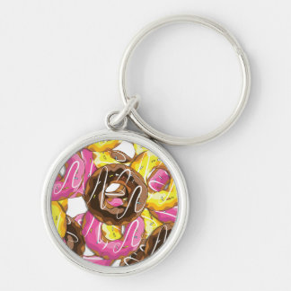 Vairied Doughnuts Keychain