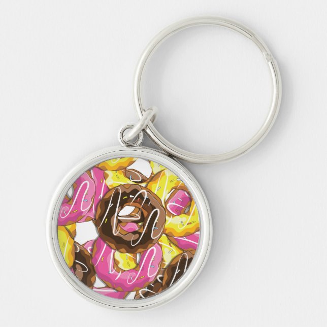 Vairied Doughnuts Keychain (Front)