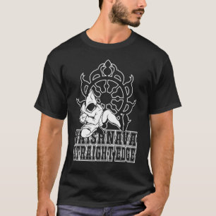 Vaishnava Straight Edge Basic Dark T-Shirt