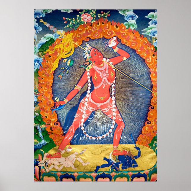 Vajra Yogini Meditation Poster (Front)