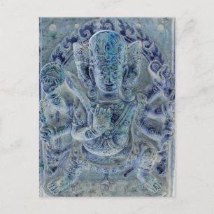 Vajrapani Blue Postcard