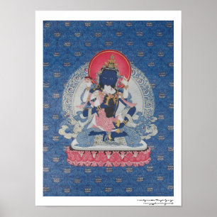Vajrasattva et affiche d'époux