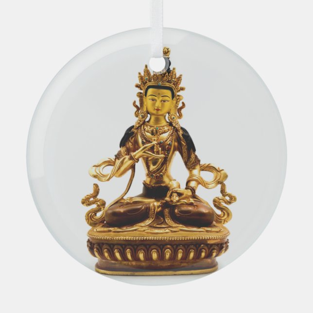 Vajrasattva Glass Ornament (Front)