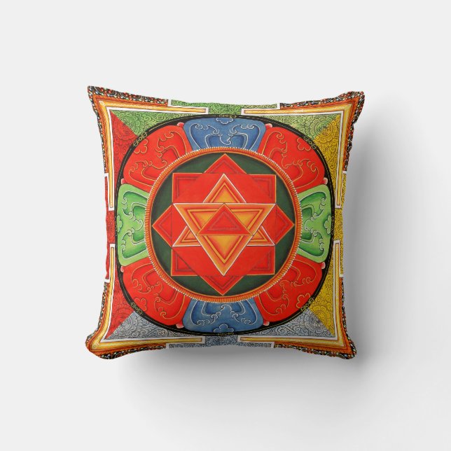 Vajrayogini Mandala Yoga Pillow (Front)