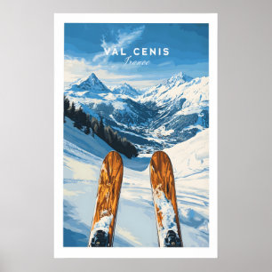 Val Cenis Ski Wall Art Ski Poster 1