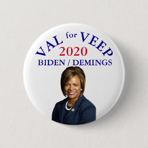 Val Demings for Vice President 2020 2 Inch Round Button