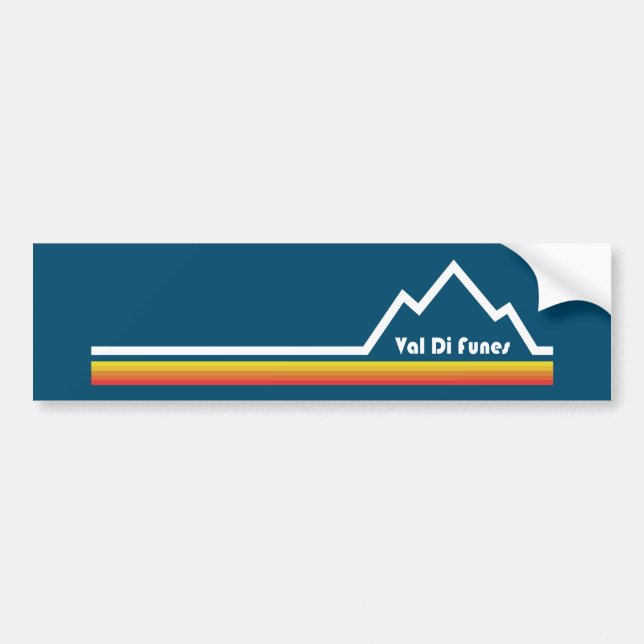 Val Di Funes Italy Bumper Sticker (Front)