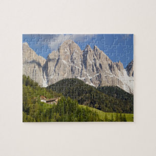 Val di Funes, Villnosstal, Dolomites, Italy Jigsaw Puzzle