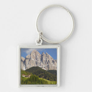 Val di Funes, Villnosstal, Dolomites, Italy Keychain