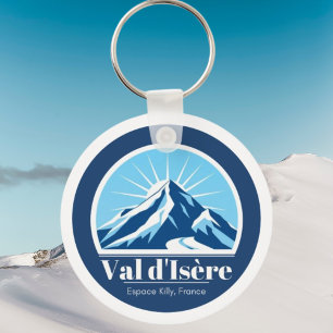Val d'Isère France ski resort   Keychain