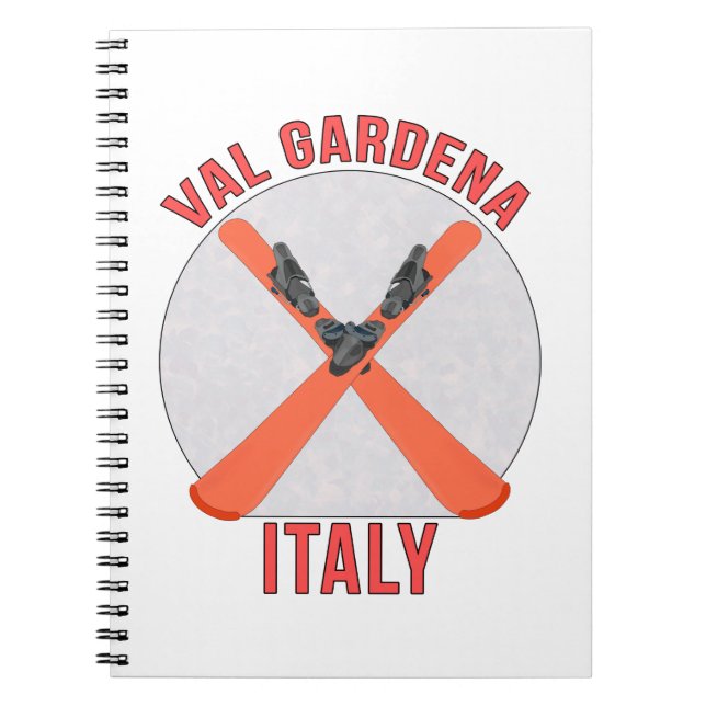 Val Gardena, Italy Notebook (Front)