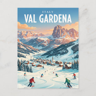 Val Gardena Italy Postcard