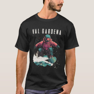Val Gardena Italy Retro Snowboarding Vintage Snowb T-Shirt