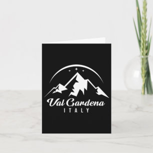 Val Gardena Italy Ski Resort Skiing Snowboarding S Card