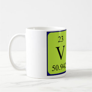 Val periodic table name mug