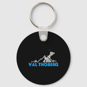Val Thorens Skiing Snowboarding France Resort Dist Keychain
