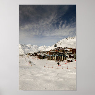 Val Thorens Three Valleys French Alps France Poster