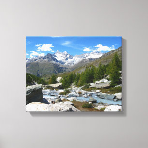 Valais Alps Canvas Print