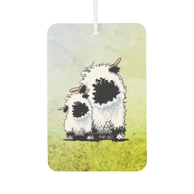 Valais Blacknose Sheep  Air Freshener (Front)