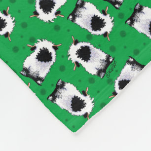 Valais Blacknose Sheep Fleece Blanket