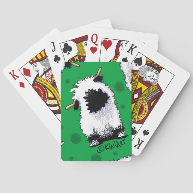 Valais Blacknose Sheep Playing Cards (Back)
