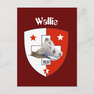 Valais Suisse / Wallis Schweiz Postkarte Postcard