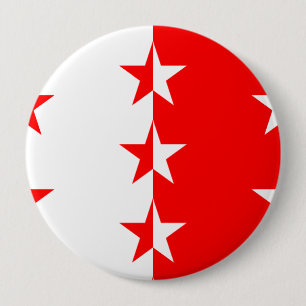 Valais, Switzerland 4 Inch Round Button