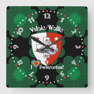 Valais Switzerland Suisse clock