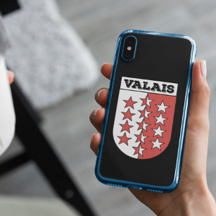 Valais, Switzerland   Swiss Cantons Coat of Arms C Case-Mate iPhone Case