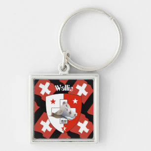 Valais / Wallis Suisse-Switzerland Key Fans Keychain