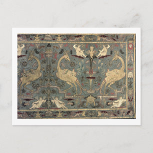 Valance of Renaissance design, 17th century (silk) Postcard