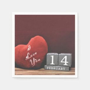 Valantine Day Napkins
