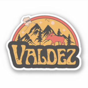 Valdez, Alaska Sticker