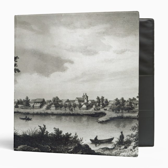 Valdivia, from 'The History of Chile'engraved Binder (Front/Inside)