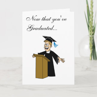 Valedictorian Card
