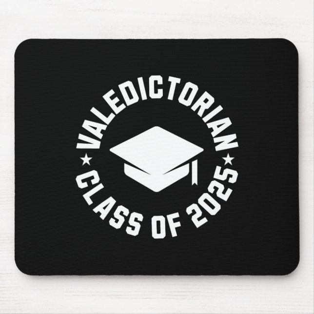 Valedictorian Cl Of 2025 Graduation  Mouse Pad (Front)