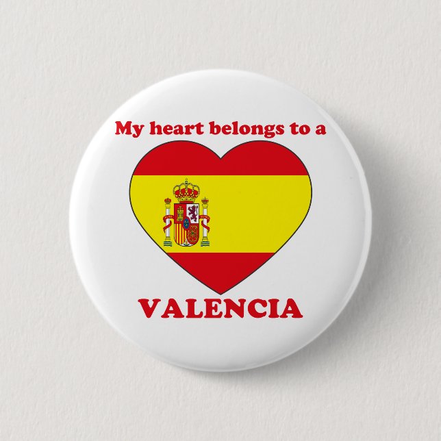 Valencia 2 Inch Round Button (Front)