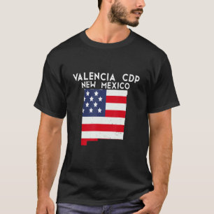 VALENCIA CDP USA State America Travel New Mexican  T-Shirt